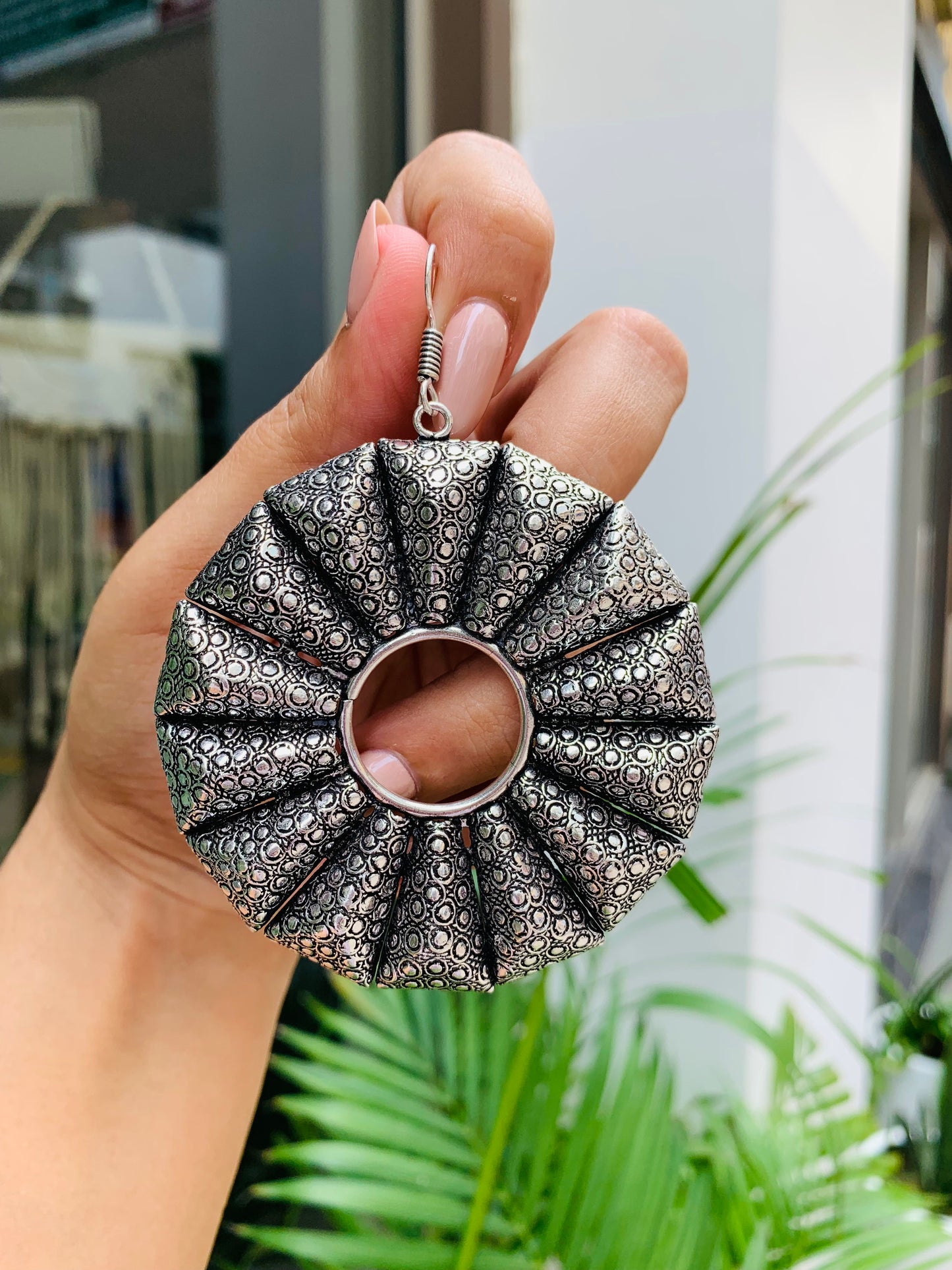 Jumbo Round Earrings