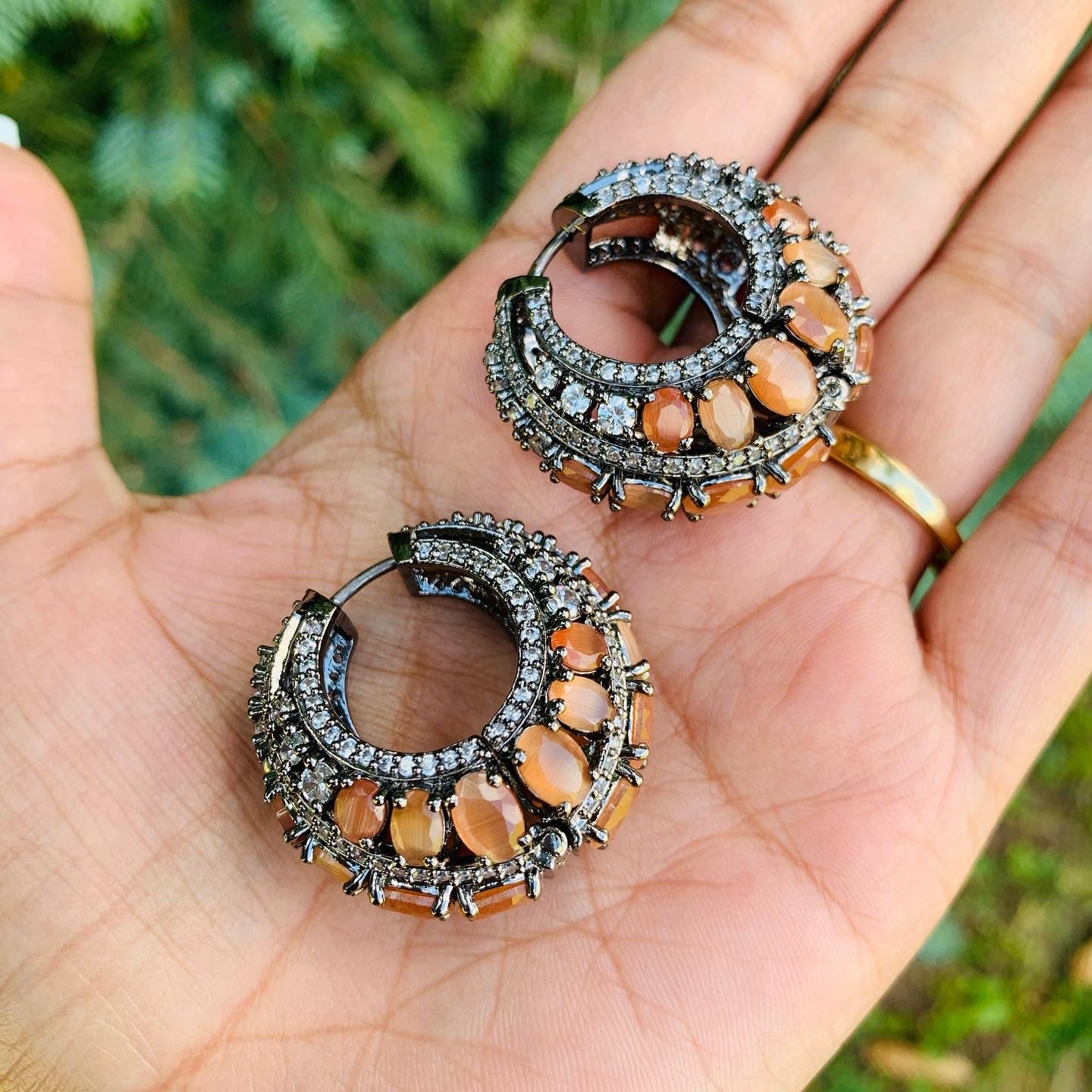 Statement Hoops(Baalis) Light Colors