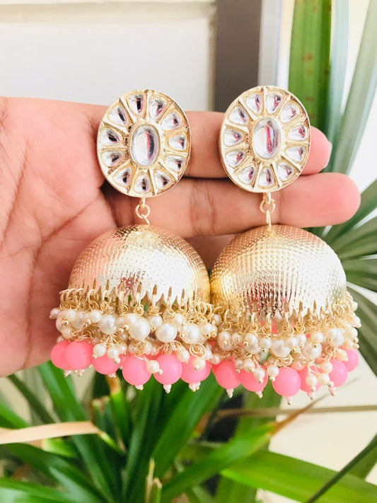 Super Light Golden Jhumkas