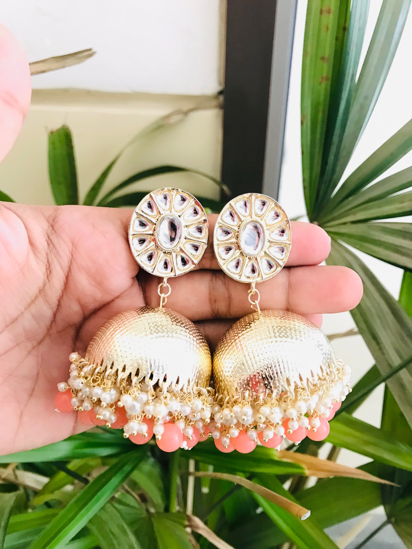 Super Light Golden Jhumkas