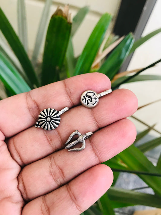 Clip On Nose Pin Design - 16