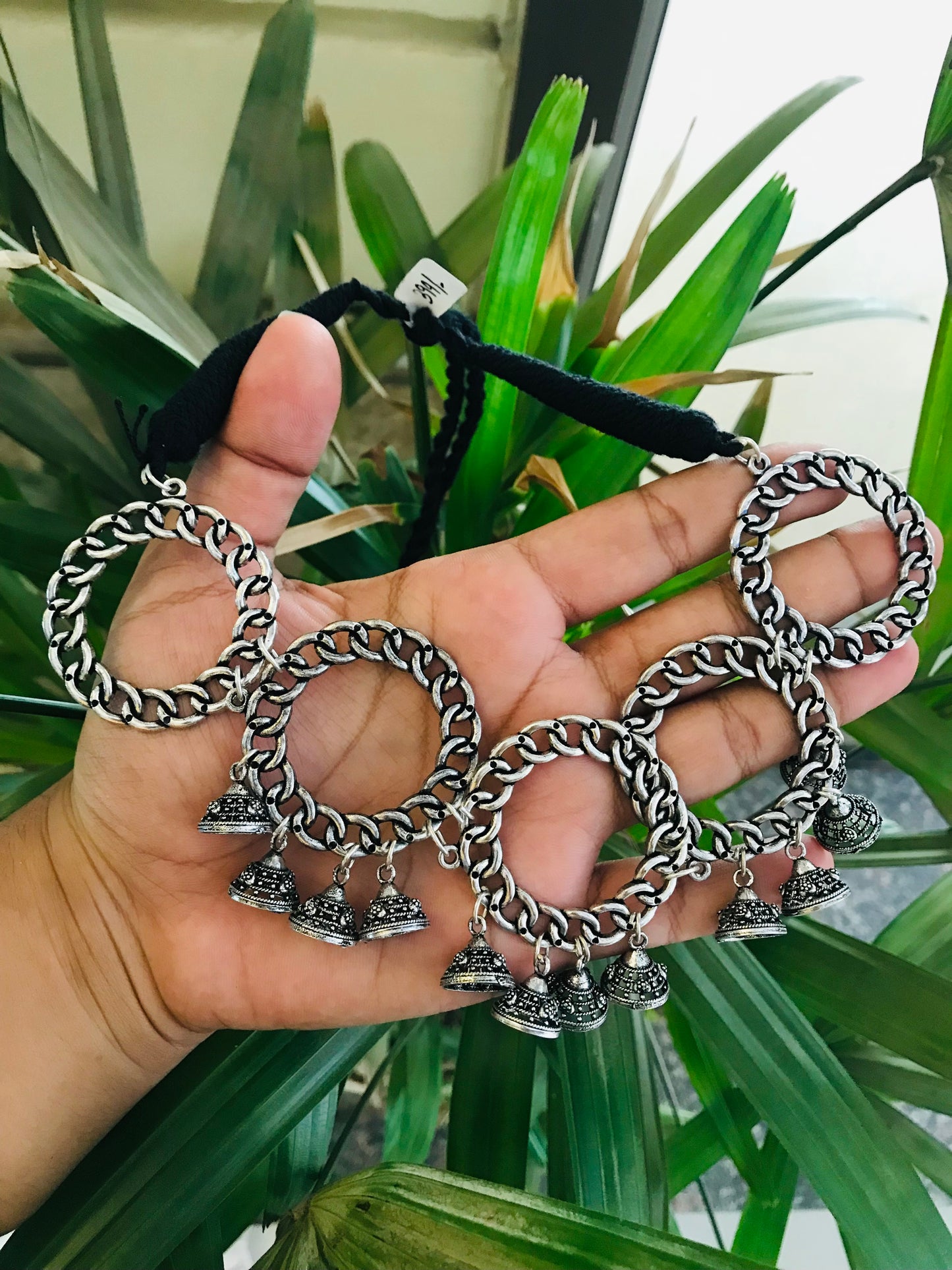 Rings With Jhumkas Drops Choker