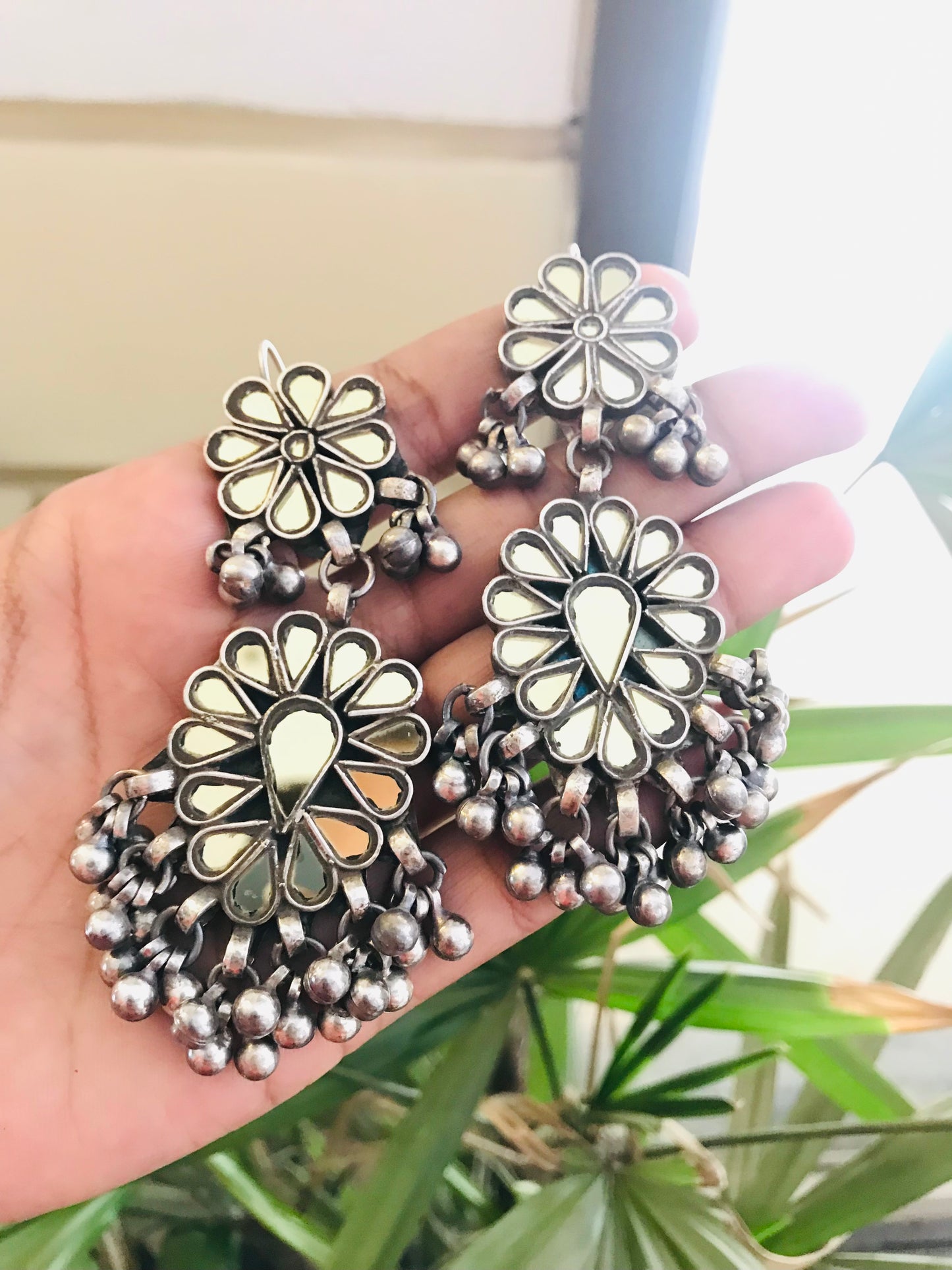 Chandni Afghani Glass Earrings