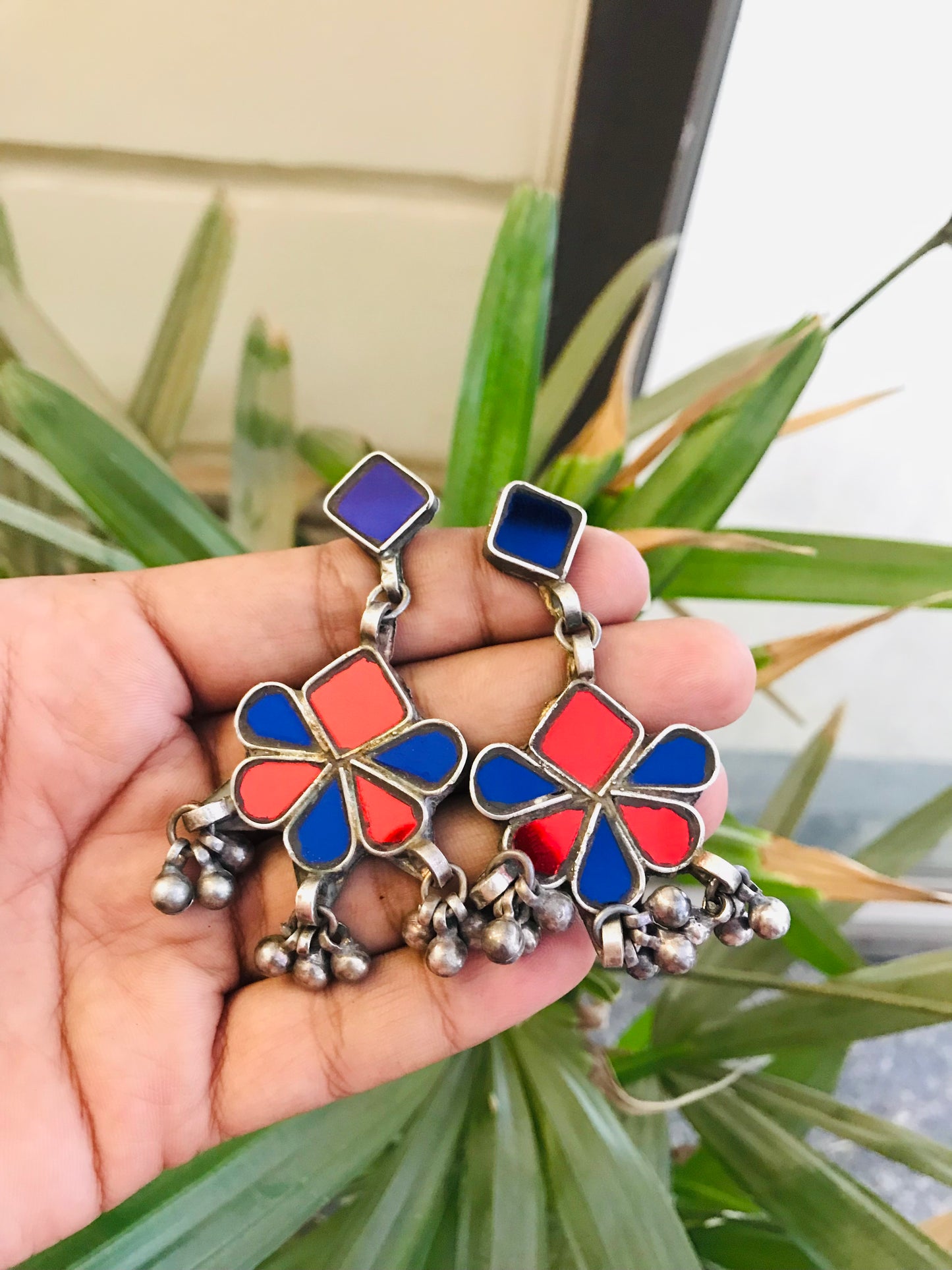 Sonam Afghani Glass Earrings
