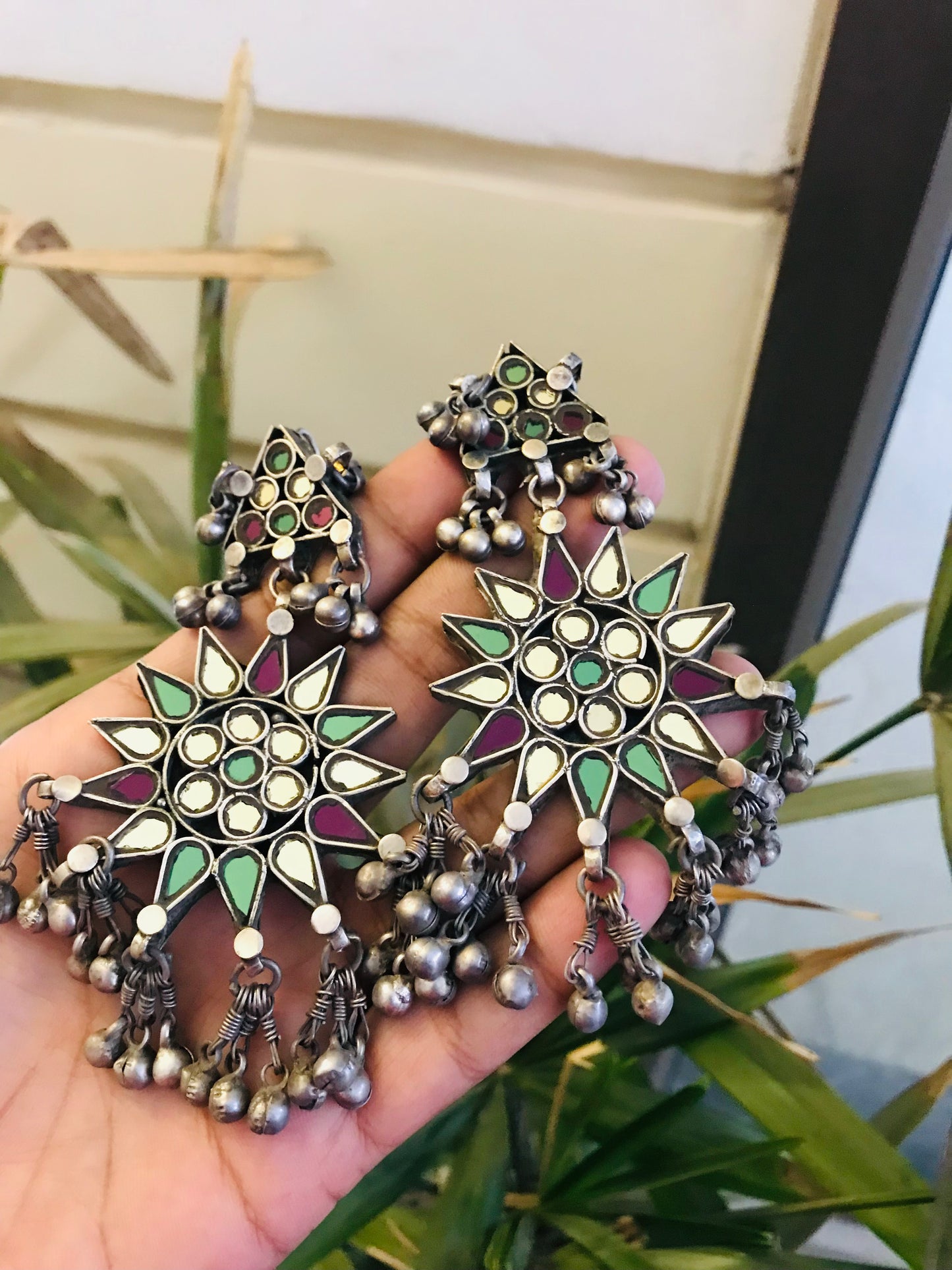 Jannat Afghani Glass Earrings