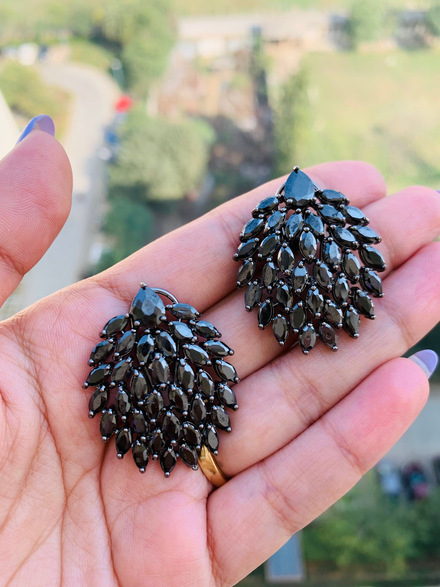 Leaf Shaped Studs