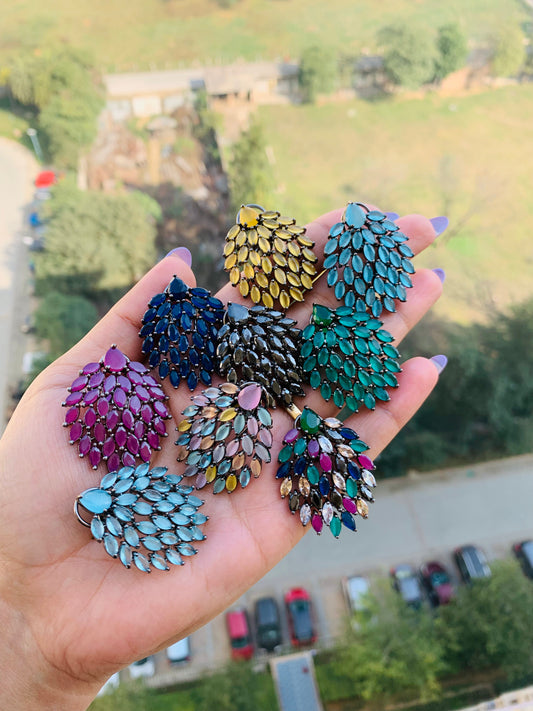Leaf Shaped Studs
