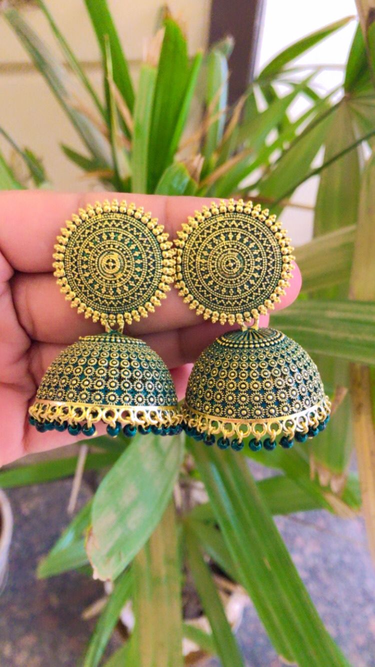 Big Colorful Jhumkas - 38 drops