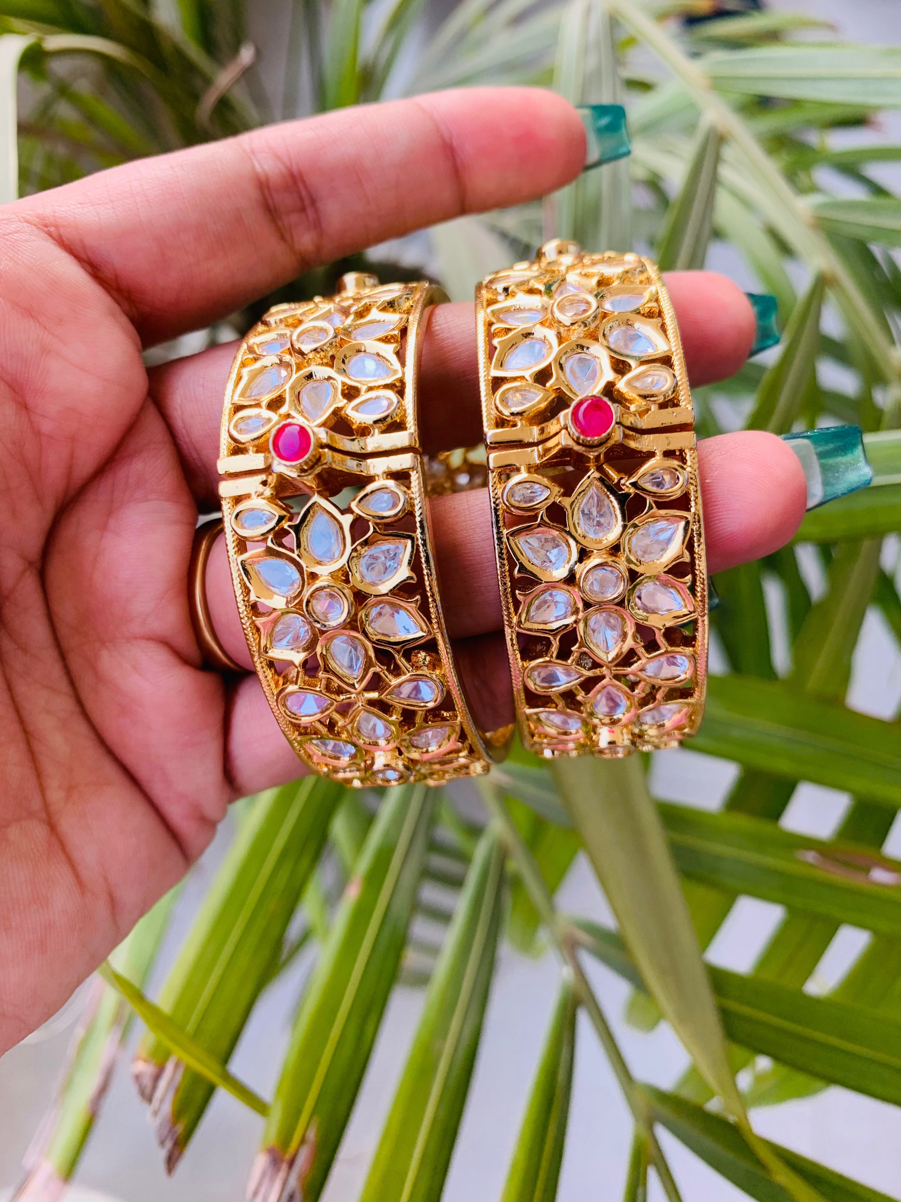 Designer Bangles Online | Oxidized, AD & Traditional Bangles – SamAsha ...