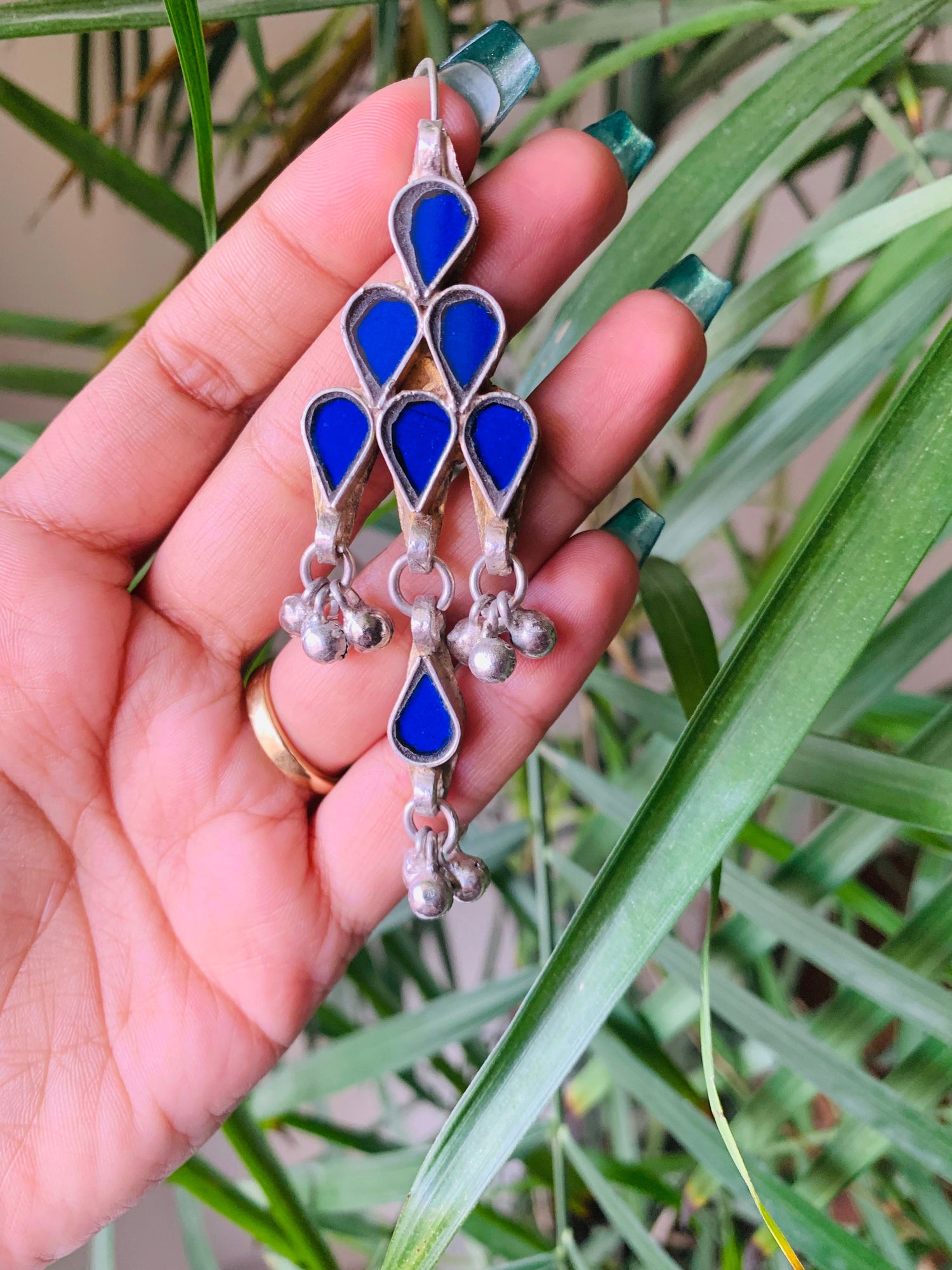 Afghani Glass Earrings
