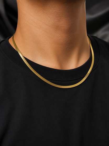 Anti Tarnish Gold Snake Chain