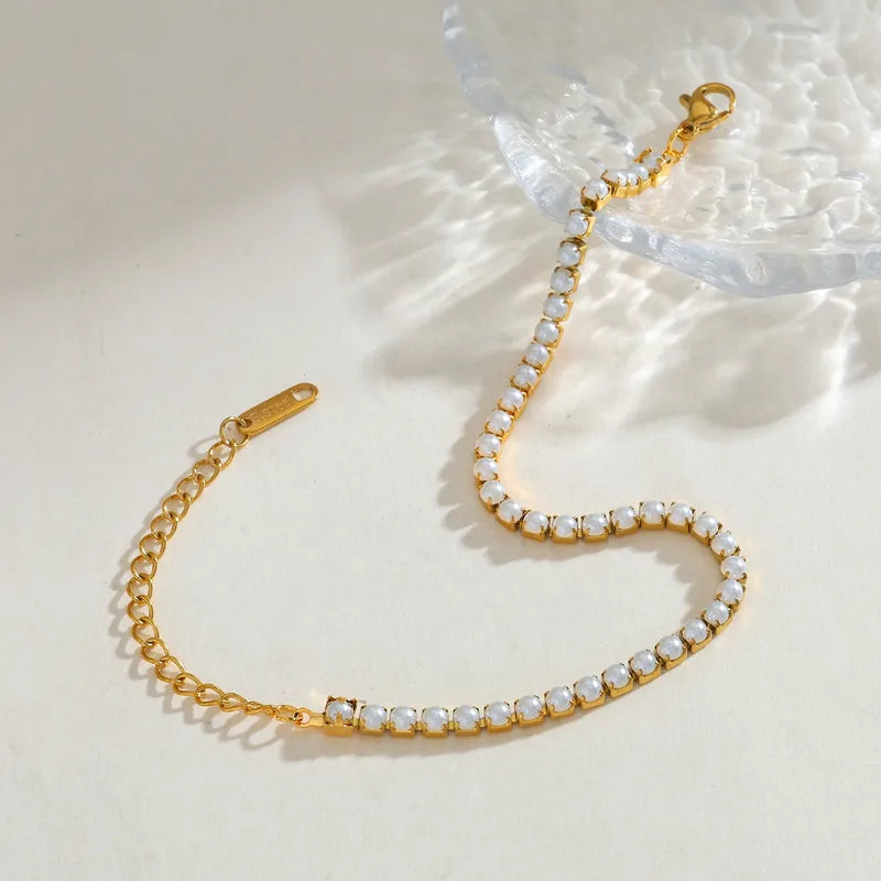 Pearl Tennis Bracelet