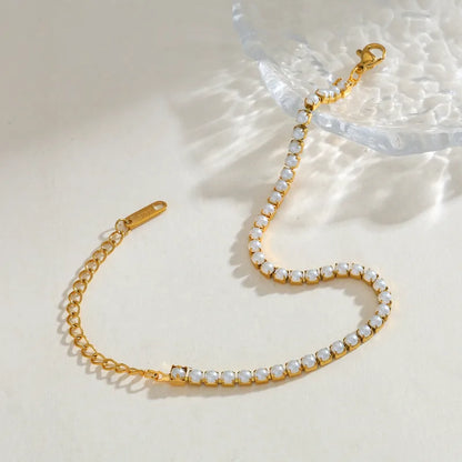 Pearl Tennis Bracelet