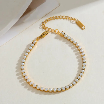 Pearl Tennis Bracelet