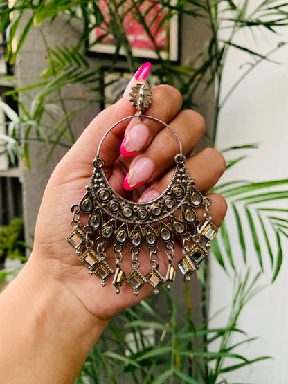Mirror Drop Chandbali