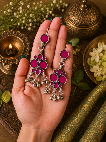 Noor Afghani Glass Earrings