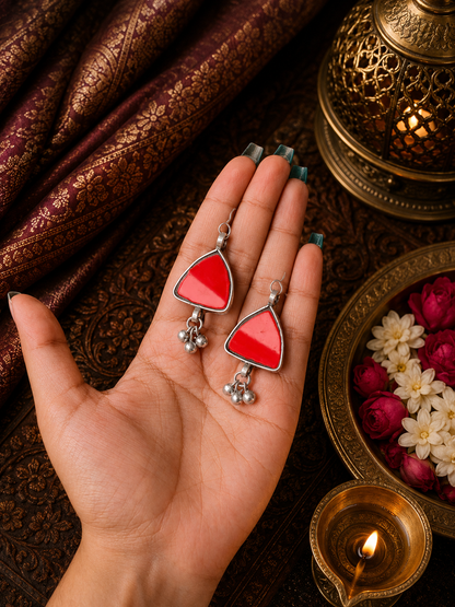 Riya Afghani Glass Earrings