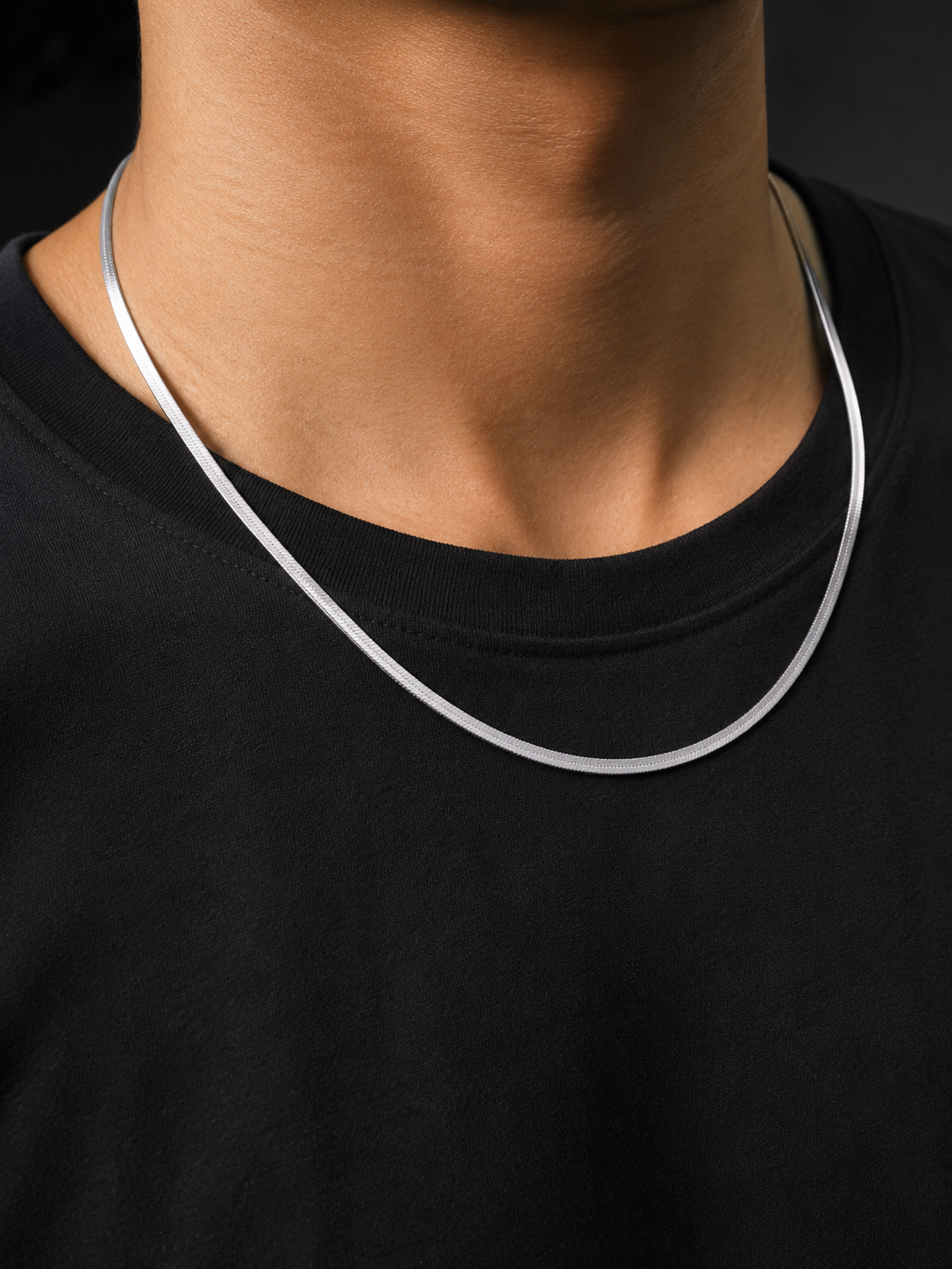 Anti Tarnish Silver Snake Chain