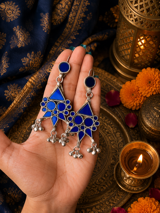 Aarya Afghani Glass Earrings
