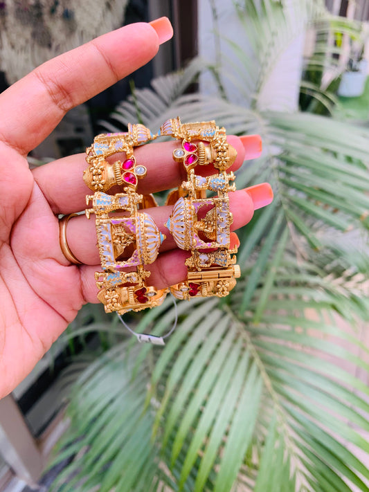Baarat Design Openable Matte Bangles