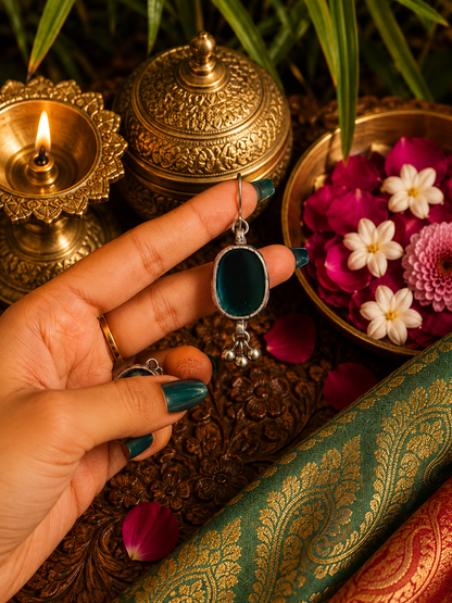 Divya Afghani Glass Earrings