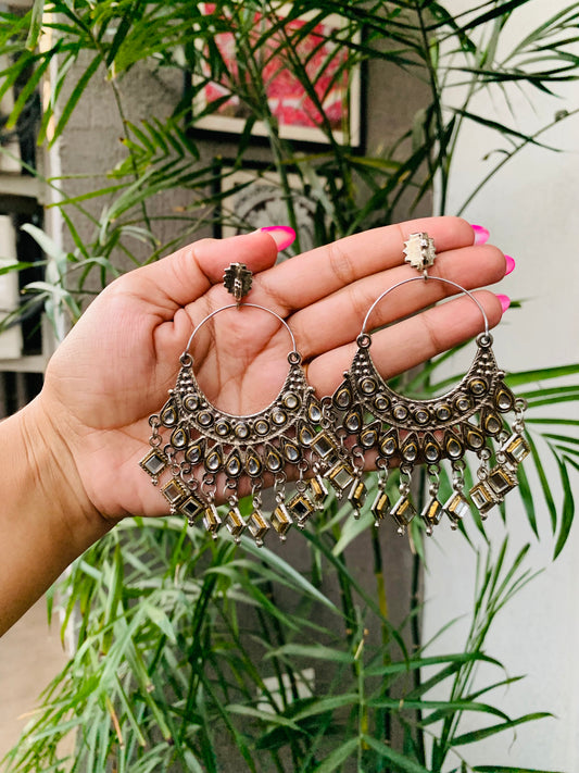 Mirror Drop Chandbali