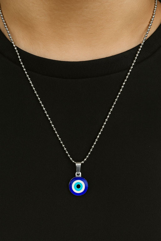 Evil Eye Protection Pendant Necklace – Classic Blue Charm