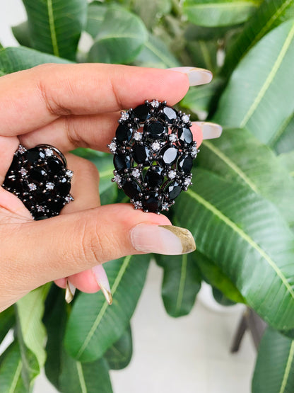 Oval American Diamond Studs