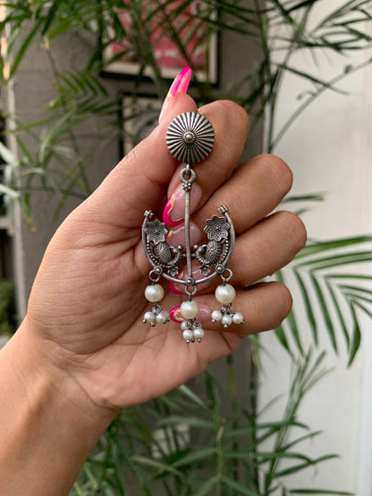 Peacock Drop Earrings