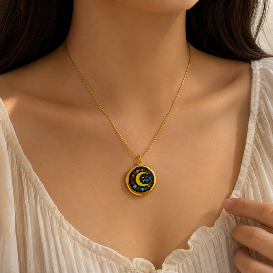 Moonlit Garden Pendant Necklace