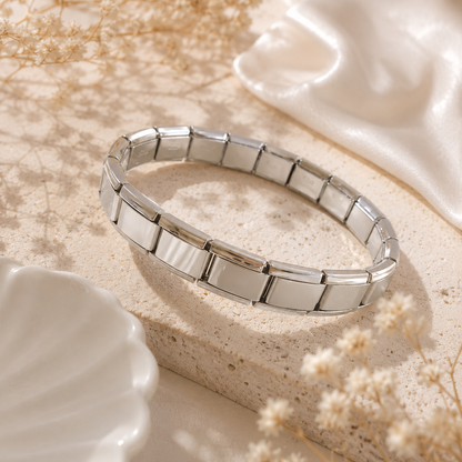 Silver Link Elegance Bracelet