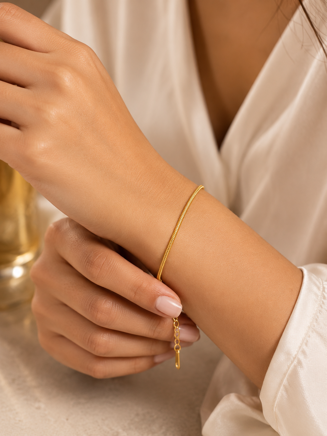 Minimal Snake Chain Bracelet