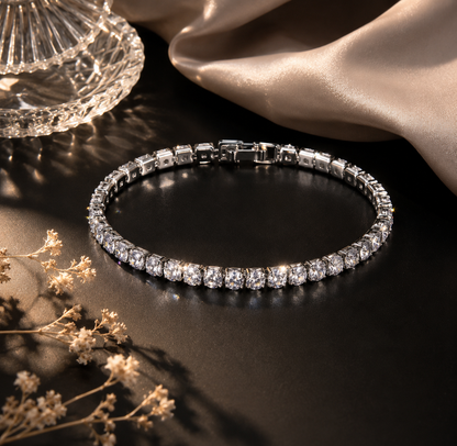 Ice Crystal Tennis Bracelet
