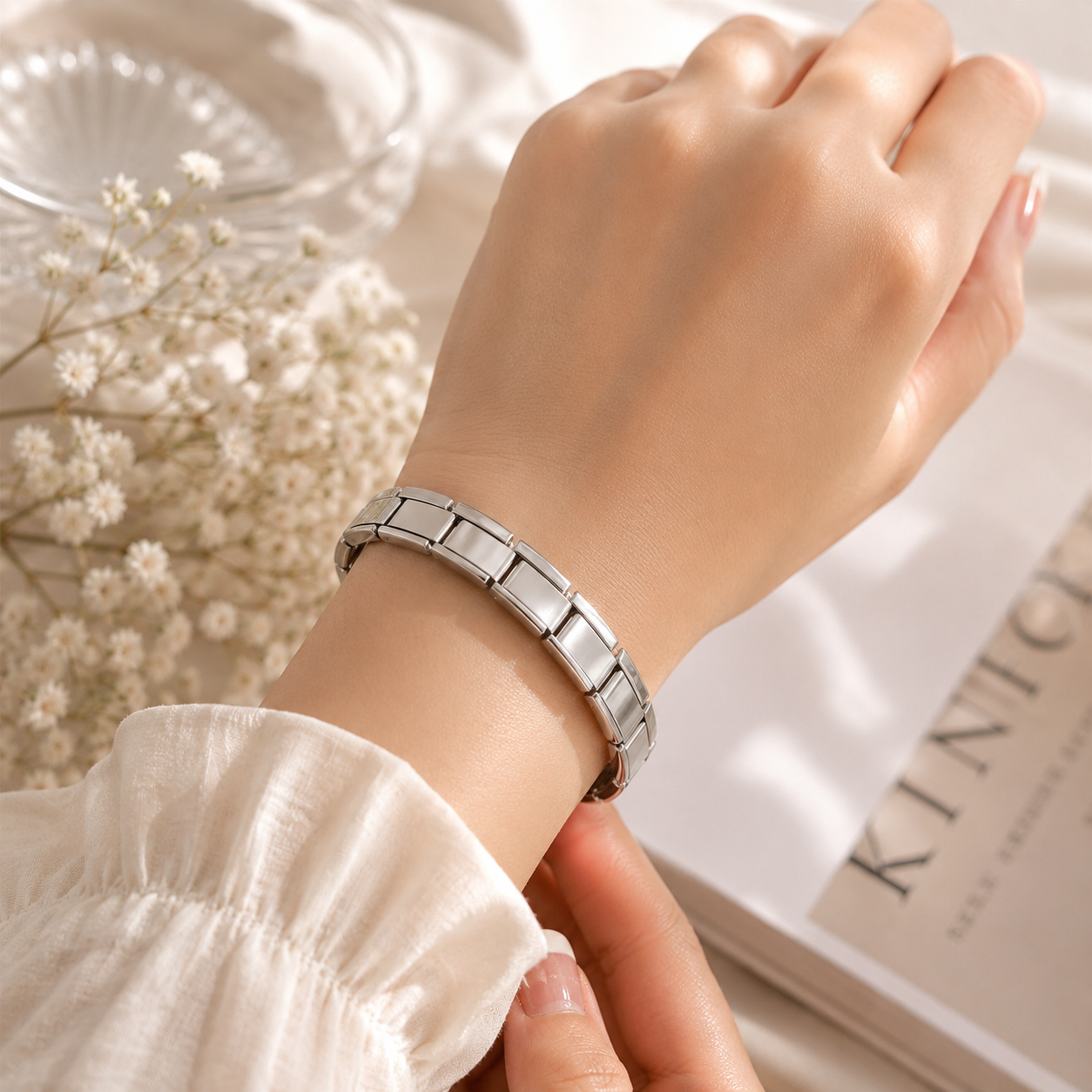 Silver Link Elegance Bracelet