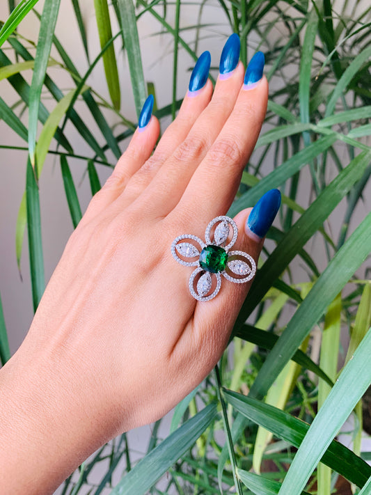 Flower Shaped Shaped Ring