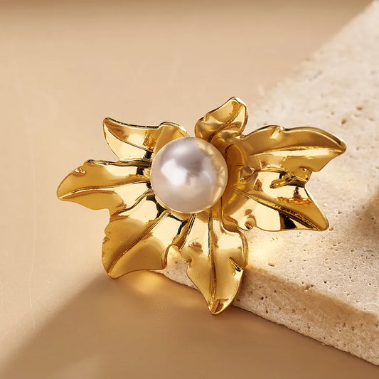 Pearl Bloom Statement Ring