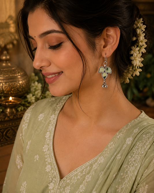 Misha Afghani Glass Earrings