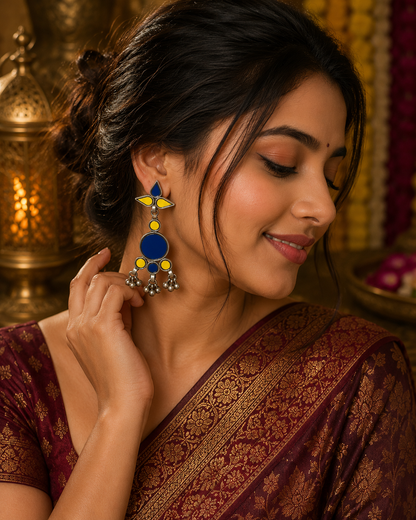 Naaz Afghani Glass Earrings