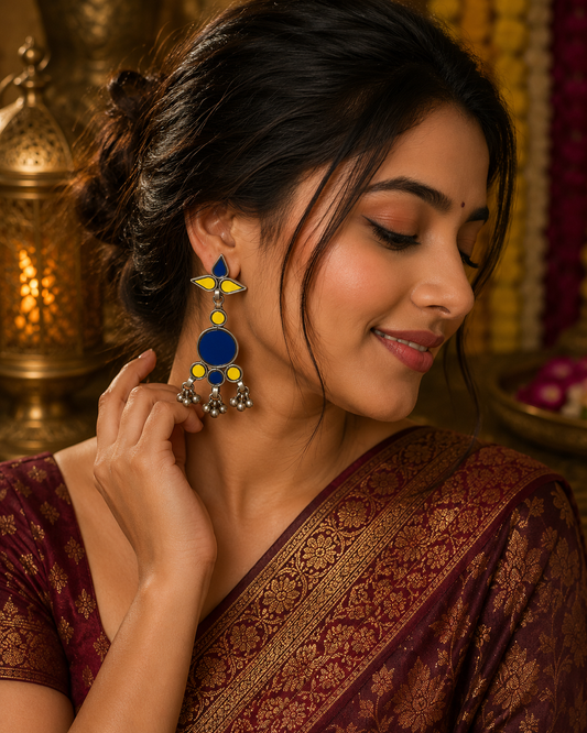 Naaz Afghani Glass Earrings