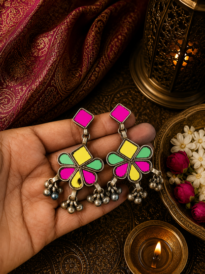 Sonam Afghani Glass Earrings