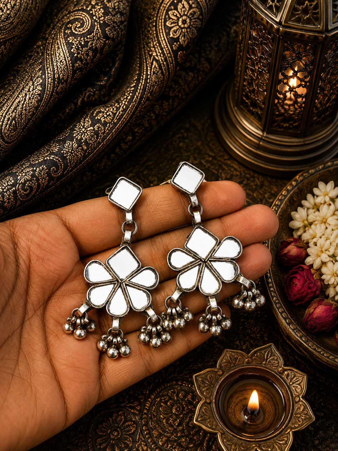 Sonam Afghani Glass Earrings