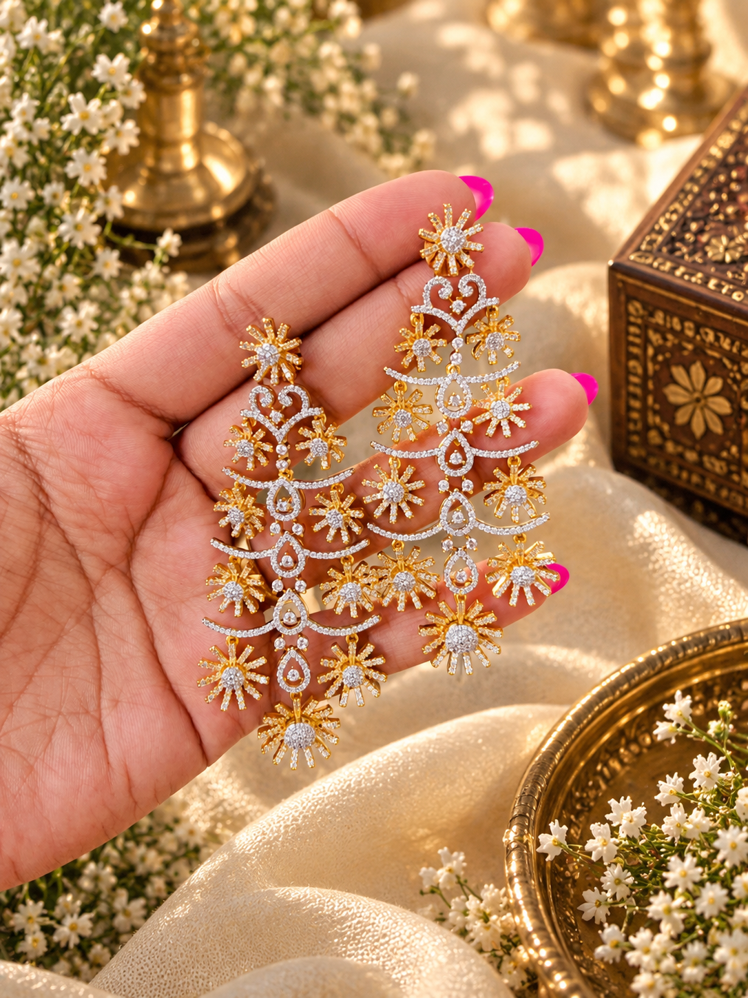 Silver Gold Real Look Danglers