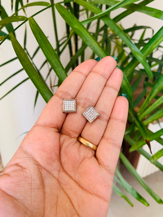 Micro AD Square Studs
