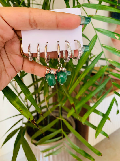3 Pairs Earrings Combo