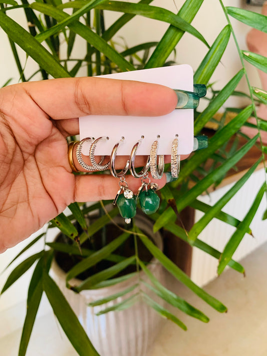 3 Pairs Earrings Combo