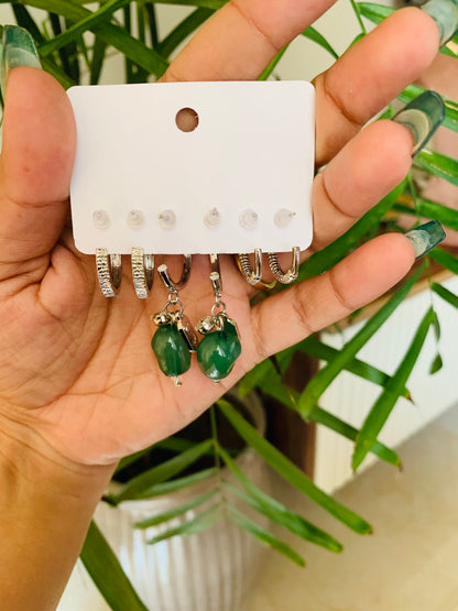 3 Pairs Earrings Combo