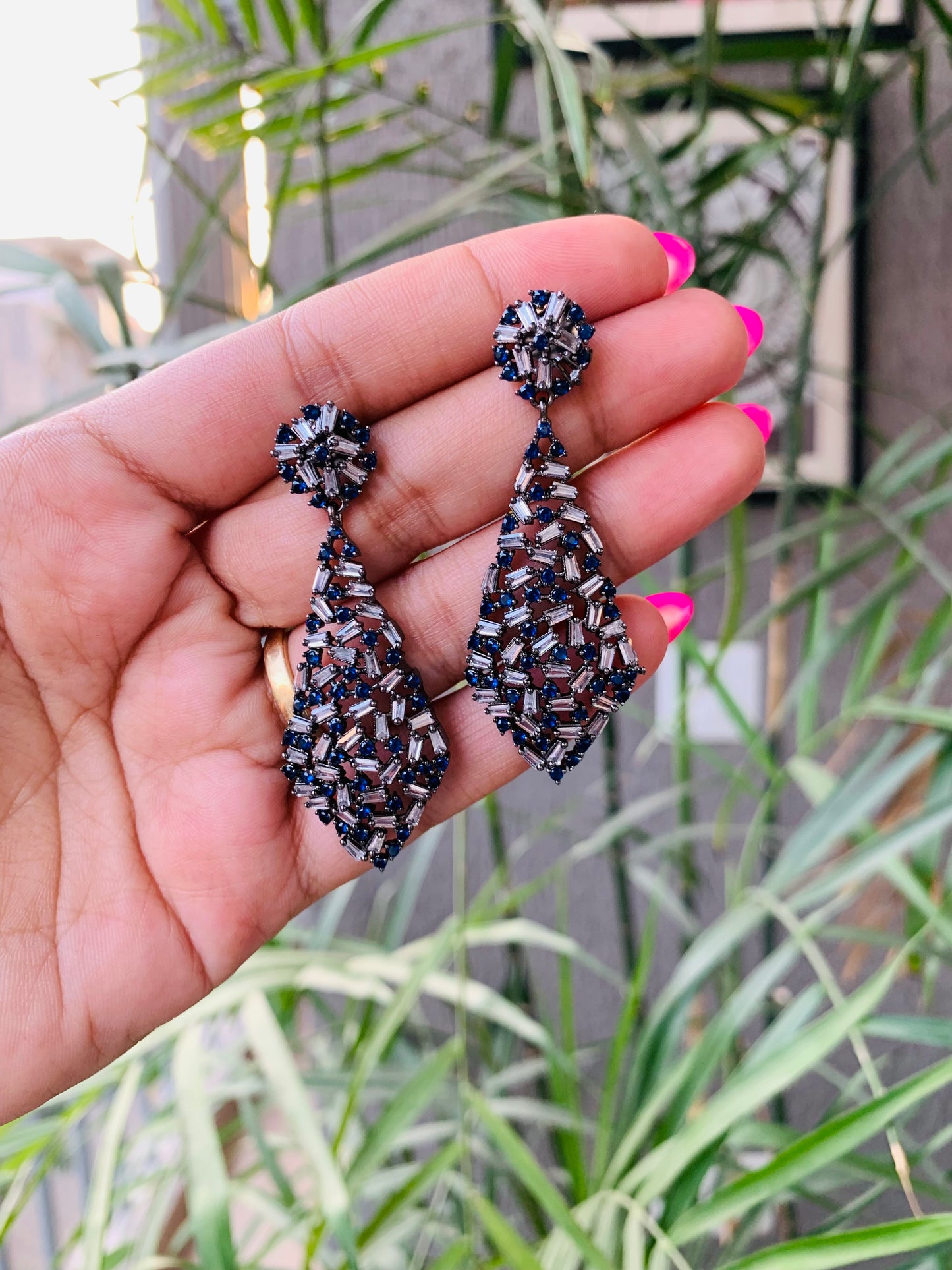 Baguette Stones Dangler