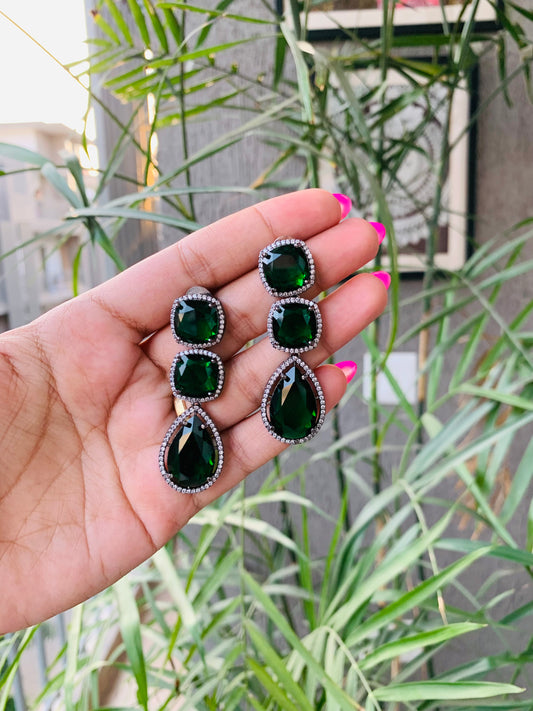 3 Stones Danglers