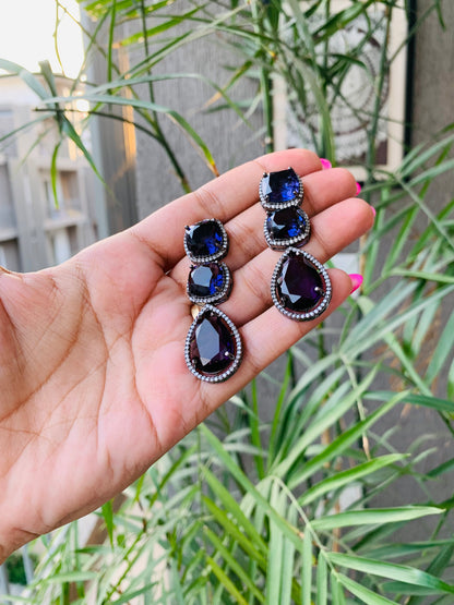 3 Stones Danglers