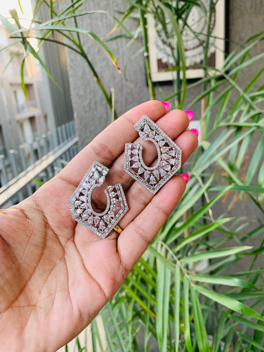C Shaped Earrings